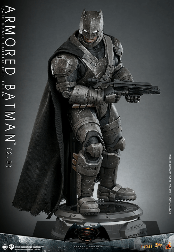 HOTMMS742D62 Batman v Superman: Dawn of Justice - Armored Batman (2.0) 1:6 Scale Collectable Action Figure - Hot Toys - Titan Pop Culture