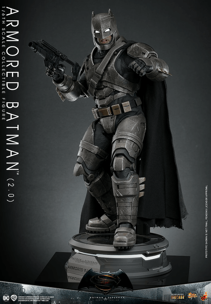 HOTMMS742D62 Batman v Superman: Dawn of Justice - Armored Batman (2.0) 1:6 Scale Collectable Action Figure - Hot Toys - Titan Pop Culture