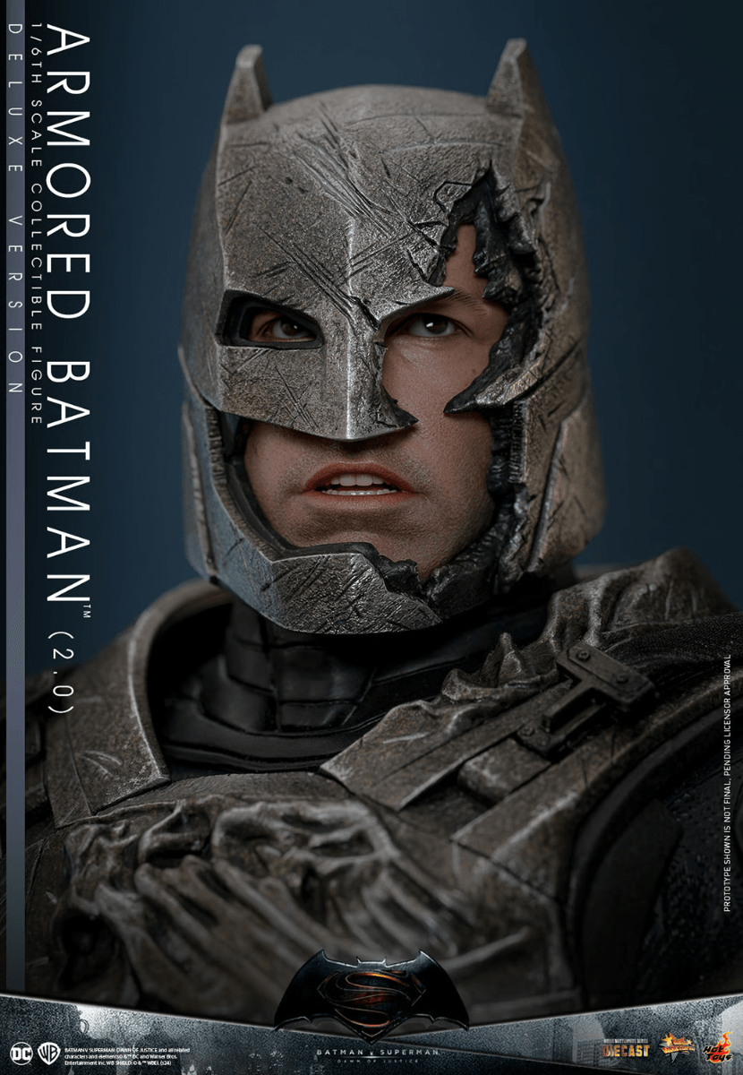 HOTMMS743D63 Batman v Superman: Dawn of Justice - Armored Batman (2.0) Deluxe 1:6 Scale Collectable Figure - Hot Toys - Titan Pop Culture