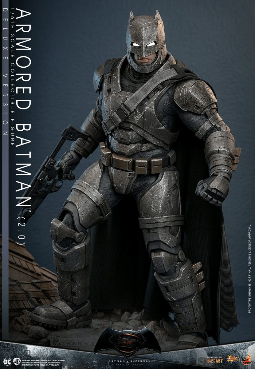 HOTMMS743D63 Batman v Superman: Dawn of Justice - Armored Batman (2.0) Deluxe 1:6 Scale Collectable Figure - Hot Toys - Titan Pop Culture