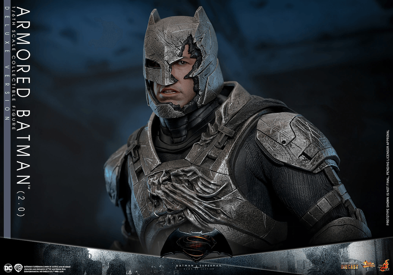 HOTMMS743D63 Batman v Superman: Dawn of Justice - Armored Batman (2.0) Deluxe 1:6 Scale Collectable Figure - Hot Toys - Titan Pop Culture