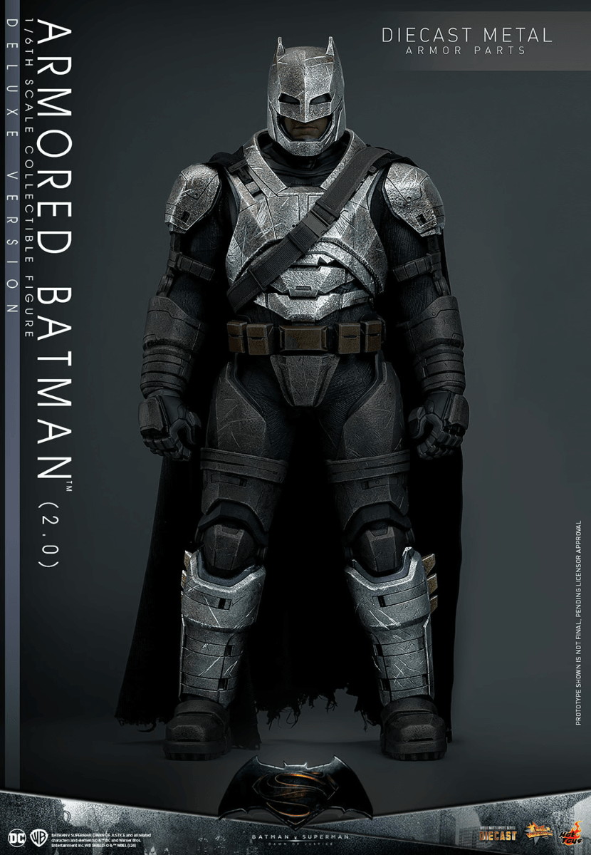 HOTMMS743D63 Batman v Superman: Dawn of Justice - Armored Batman (2.0) Deluxe 1:6 Scale Collectable Figure - Hot Toys - Titan Pop Culture