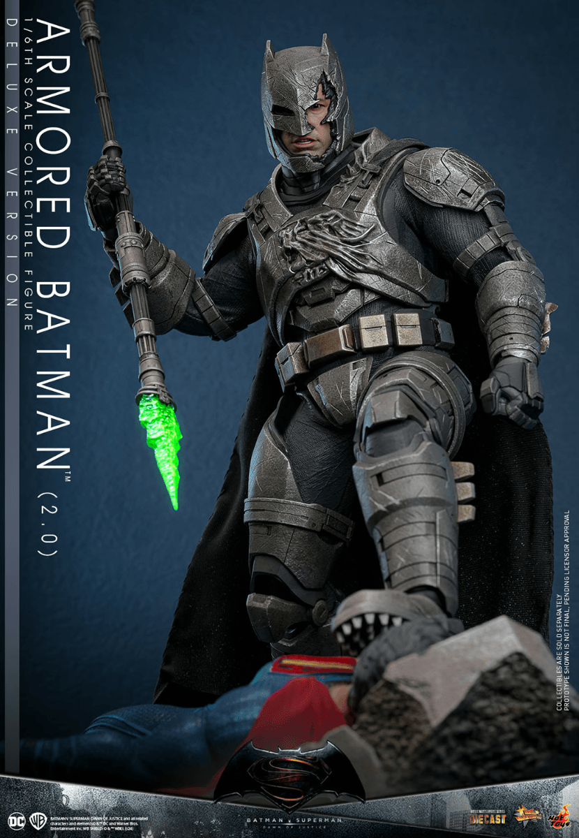 HOTMMS743D63 Batman v Superman: Dawn of Justice - Armored Batman (2.0) Deluxe 1:6 Scale Collectable Figure - Hot Toys - Titan Pop Culture