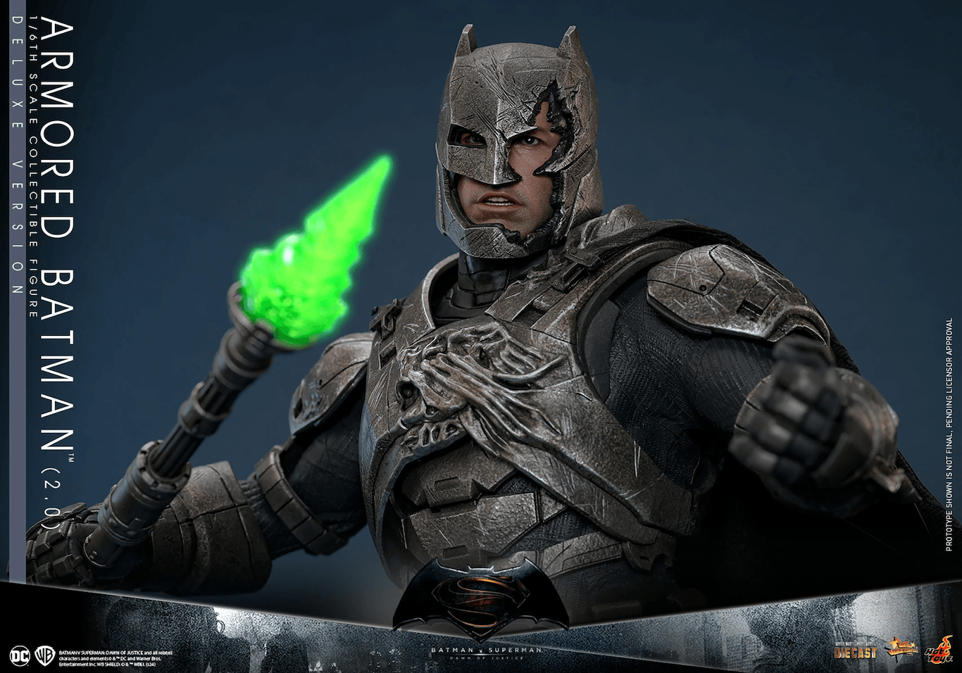 HOTMMS743D63 Batman v Superman: Dawn of Justice - Armored Batman (2.0) Deluxe 1:6 Scale Collectable Figure - Hot Toys - Titan Pop Culture