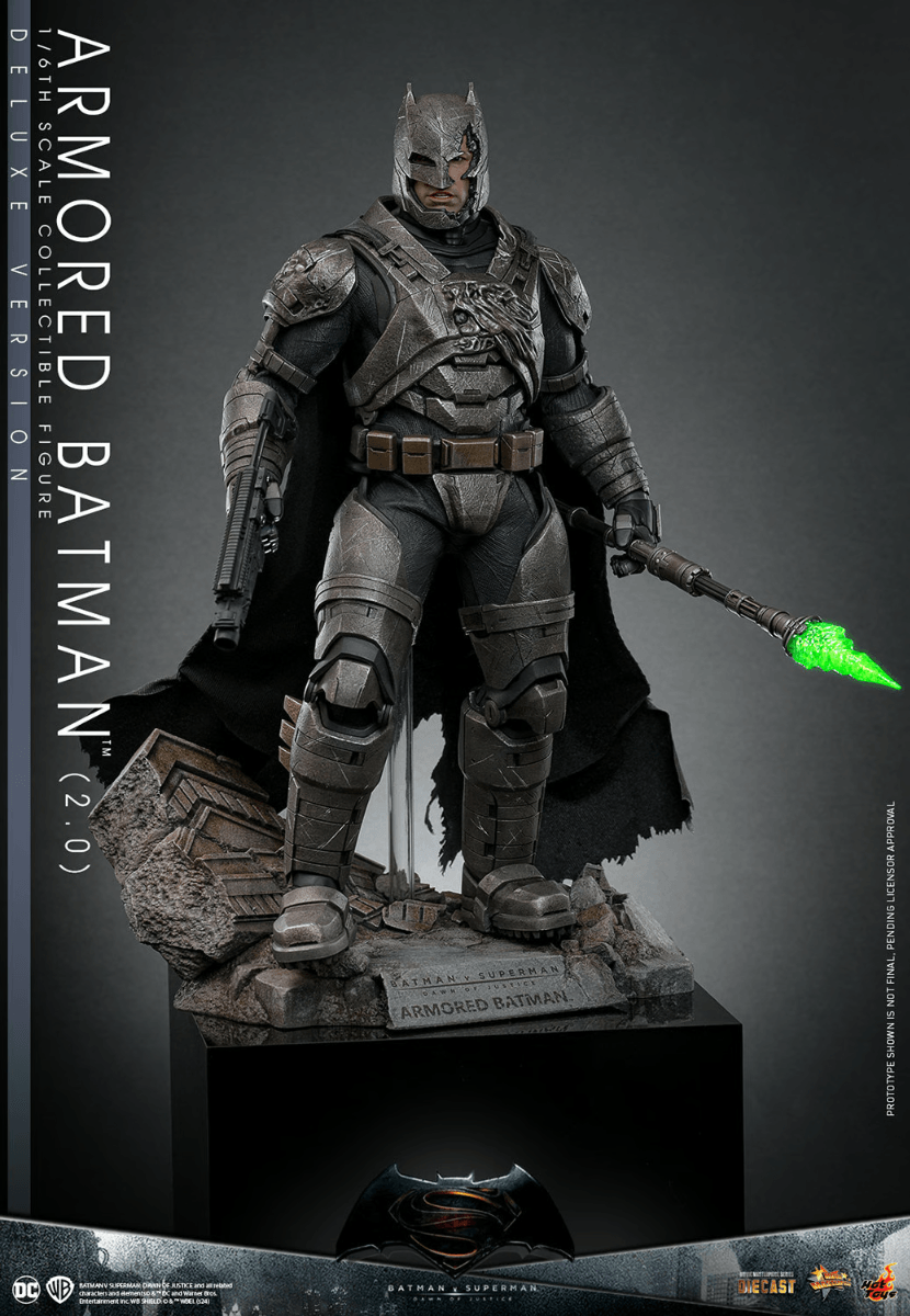 HOTMMS743D63 Batman v Superman: Dawn of Justice - Armored Batman (2.0) Deluxe 1:6 Scale Collectable Figure - Hot Toys - Titan Pop Culture