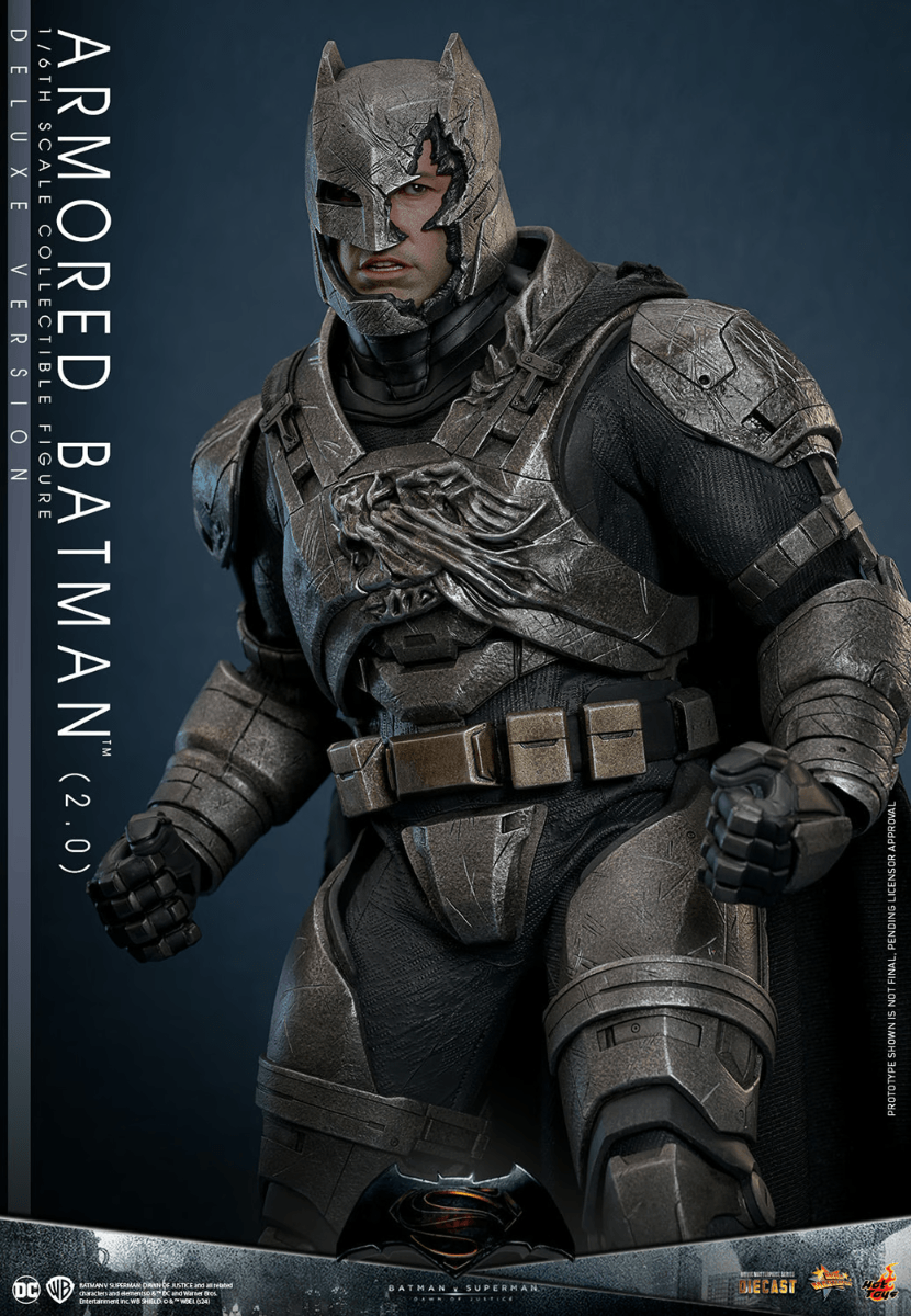 HOTMMS743D63 Batman v Superman: Dawn of Justice - Armored Batman (2.0) Deluxe 1:6 Scale Collectable Figure - Hot Toys - Titan Pop Culture