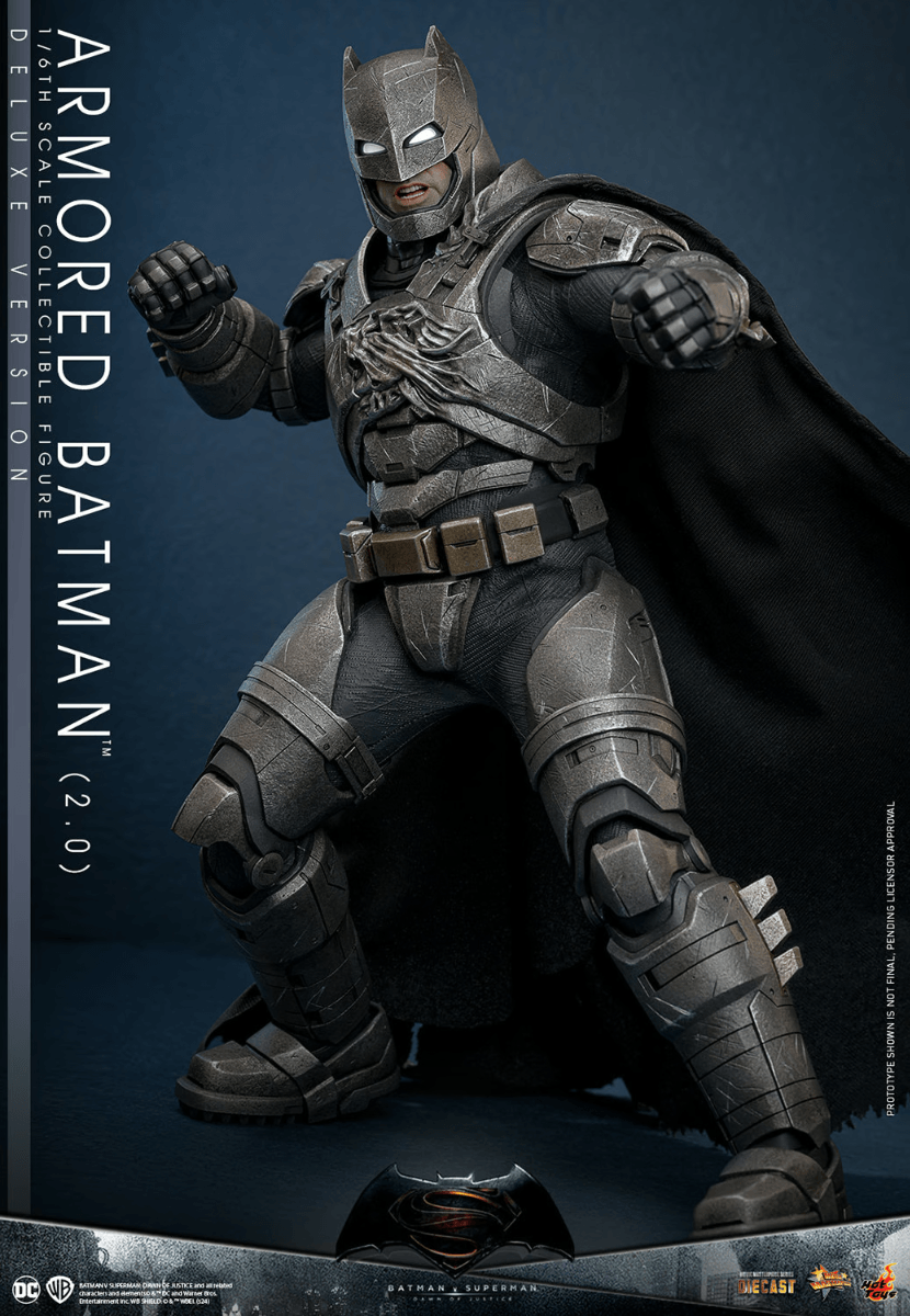 HOTMMS743D63 Batman v Superman: Dawn of Justice - Armored Batman (2.0) Deluxe 1:6 Scale Collectable Figure - Hot Toys - Titan Pop Culture