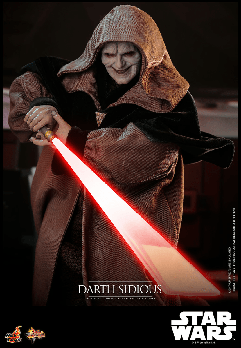 HOTMMS745 Star Wars: Revenge of the Sith - Darth Sidious 1:6 Scale Collectible Action Figure - Hot Toys - Titan Pop Culture