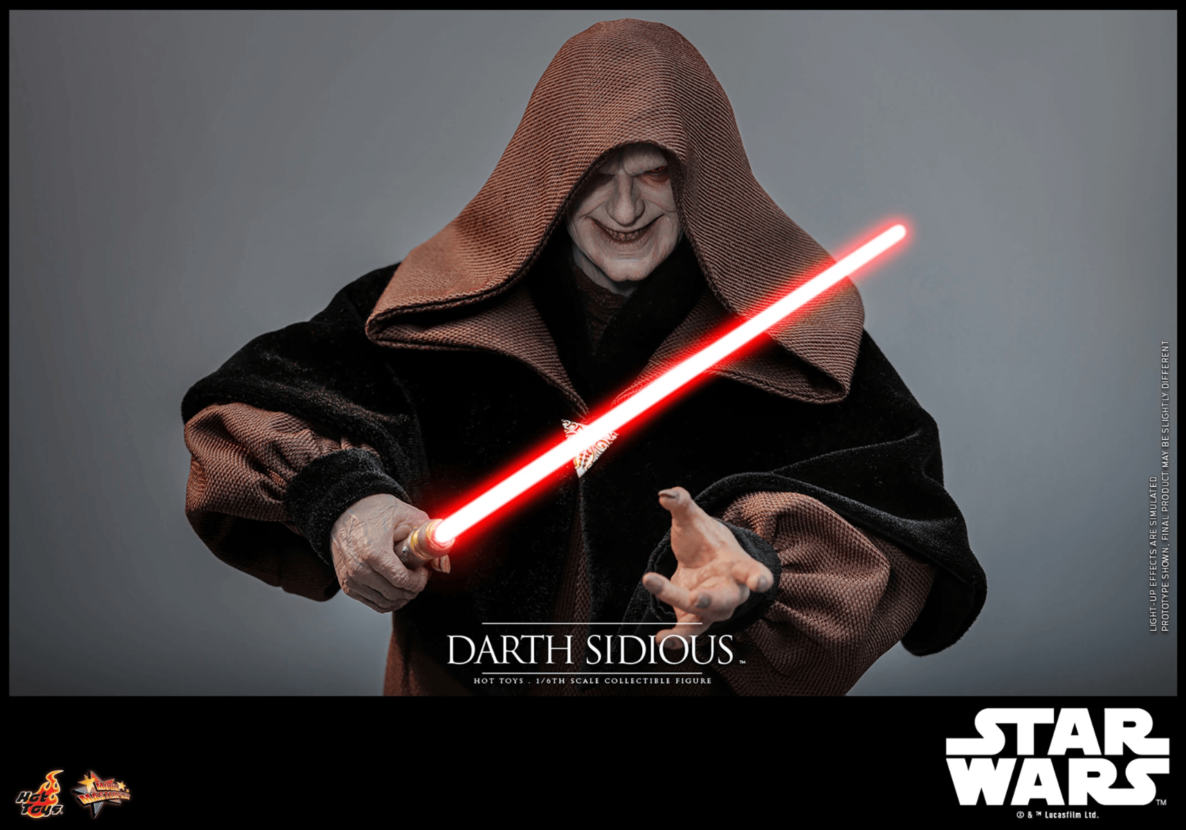 HOTMMS745 Star Wars: Revenge of the Sith - Darth Sidious 1:6 Scale Collectible Action Figure - Hot Toys - Titan Pop Culture