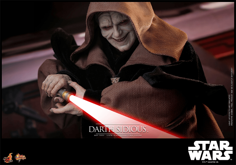 HOTMMS745 Star Wars: Revenge of the Sith - Darth Sidious 1:6 Scale Collectible Action Figure - Hot Toys - Titan Pop Culture