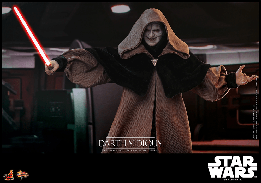 HOTMMS745 Star Wars: Revenge of the Sith - Darth Sidious 1:6 Scale Collectible Action Figure - Hot Toys - Titan Pop Culture