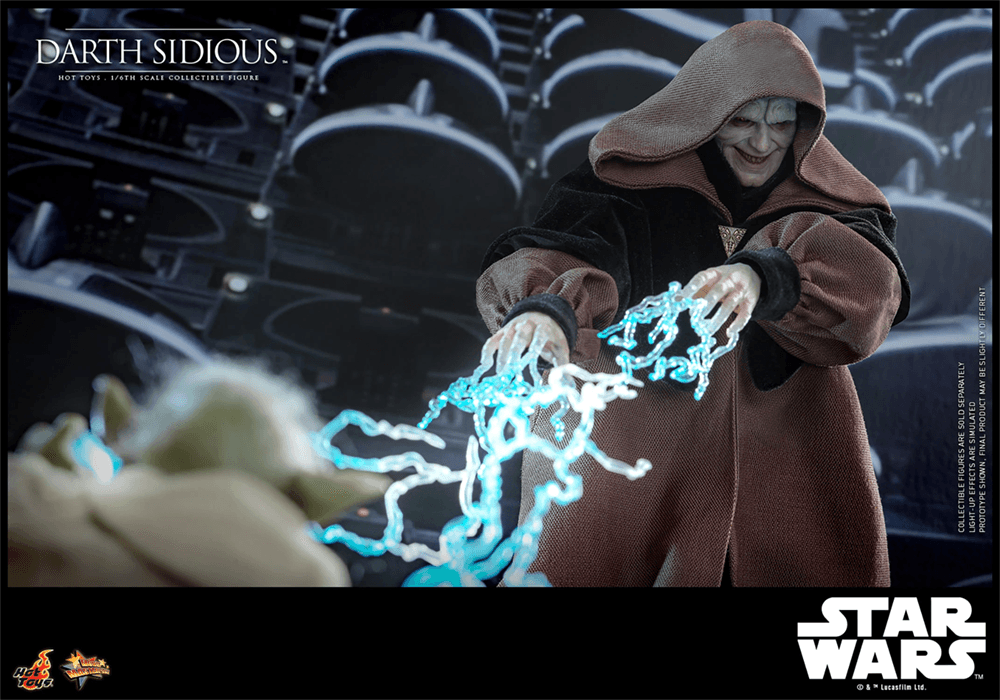 HOTMMS745 Star Wars: Revenge of the Sith - Darth Sidious 1:6 Scale Collectible Action Figure - Hot Toys - Titan Pop Culture