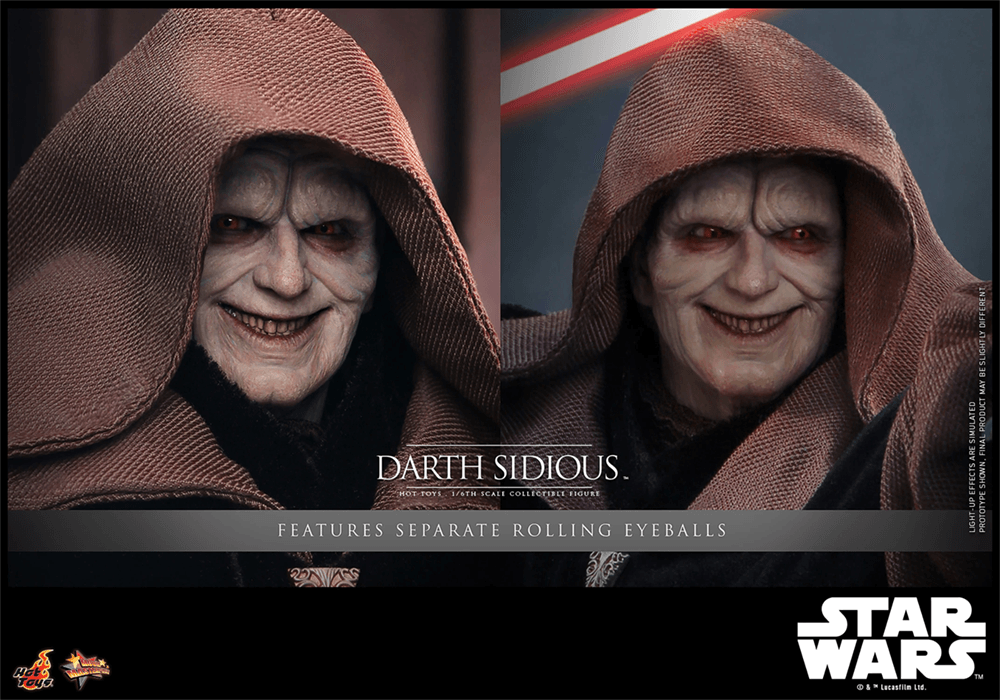 HOTMMS745 Star Wars: Revenge of the Sith - Darth Sidious 1:6 Scale Collectible Action Figure - Hot Toys - Titan Pop Culture