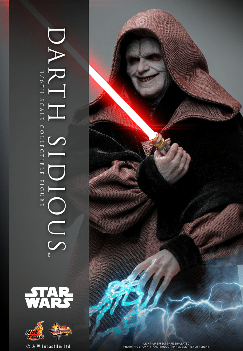 HOTMMS745 Star Wars: Revenge of the Sith - Darth Sidious 1:6 Scale Collectible Action Figure - Hot Toys - Titan Pop Culture