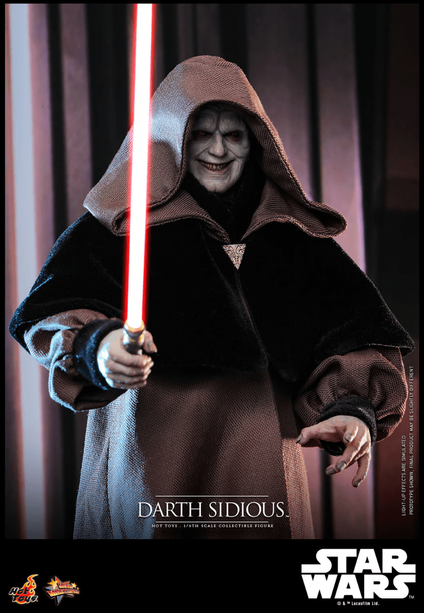 HOTMMS745 Star Wars: Revenge of the Sith - Darth Sidious 1:6 Scale Collectible Action Figure - Hot Toys - Titan Pop Culture