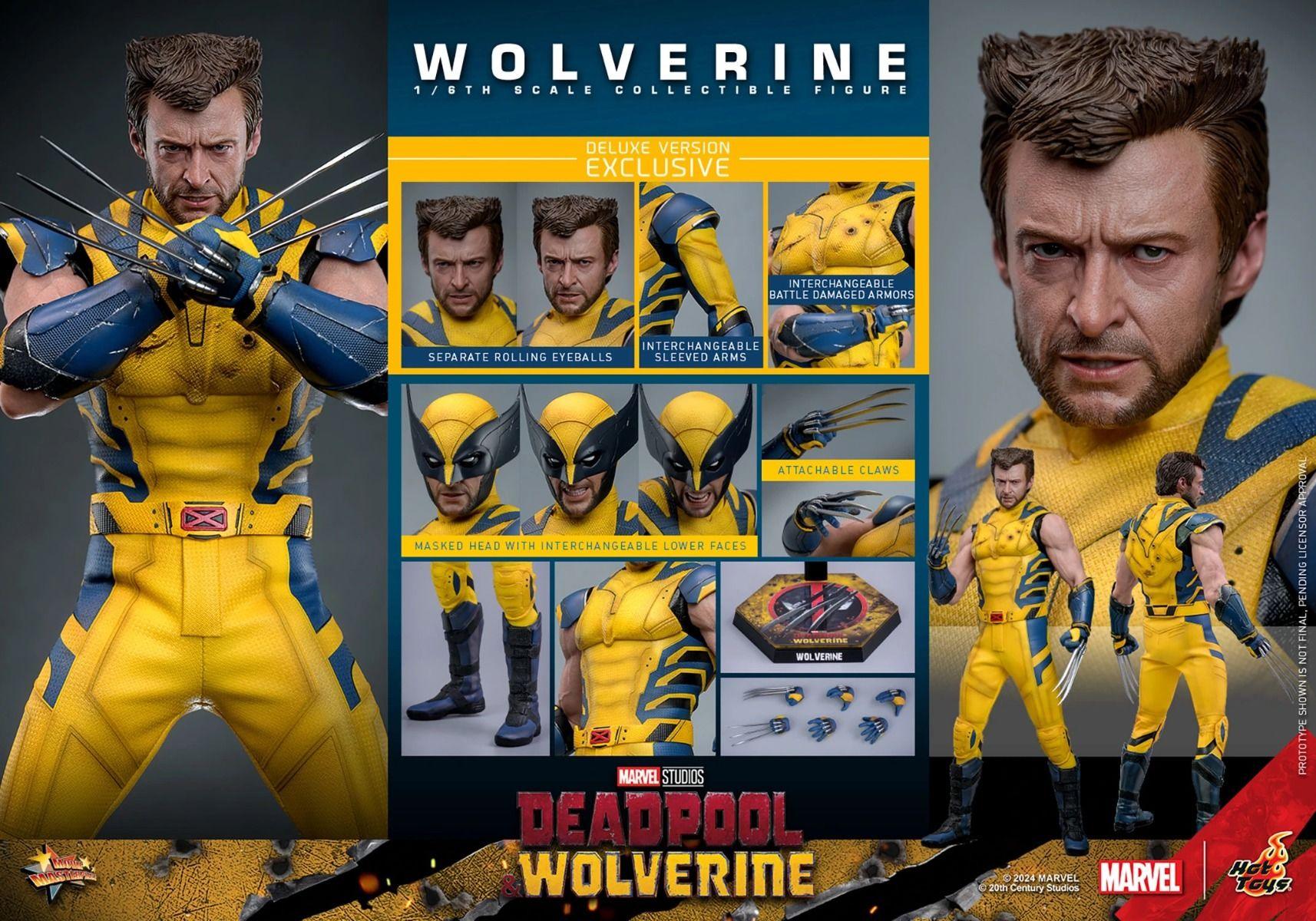 HOTMMS754 Deadpool & Wolverine - Wolverine Deluxe 1:6 Figure - Hot Toys - Titan Pop Culture