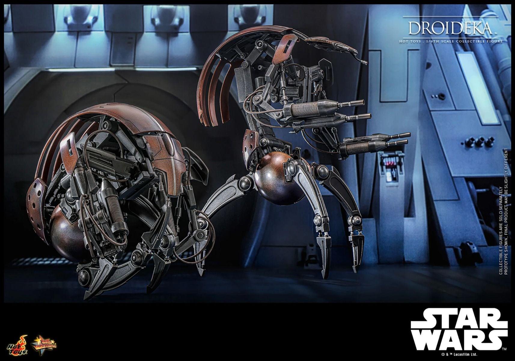 HOTMMS755 Star Wars Episode 1: The Phantom Menace - Droideka 1:6 Scale Collectable Action Figure - Sideshow Collectibles - Titan Pop Culture