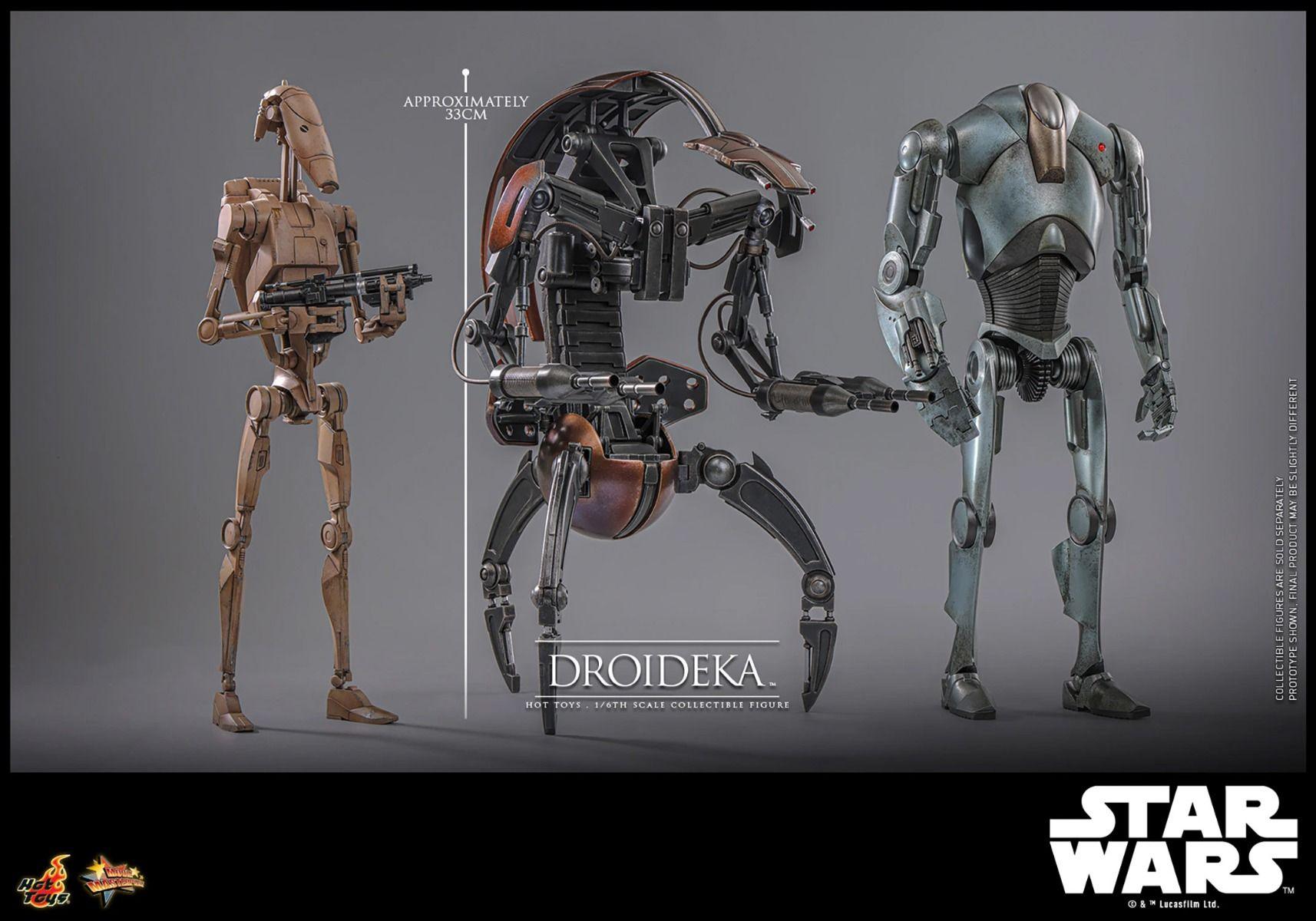 HOTMMS755 Star Wars Episode 1: The Phantom Menace - Droideka 1:6 Scale Collectable Action Figure - Sideshow Collectibles - Titan Pop Culture