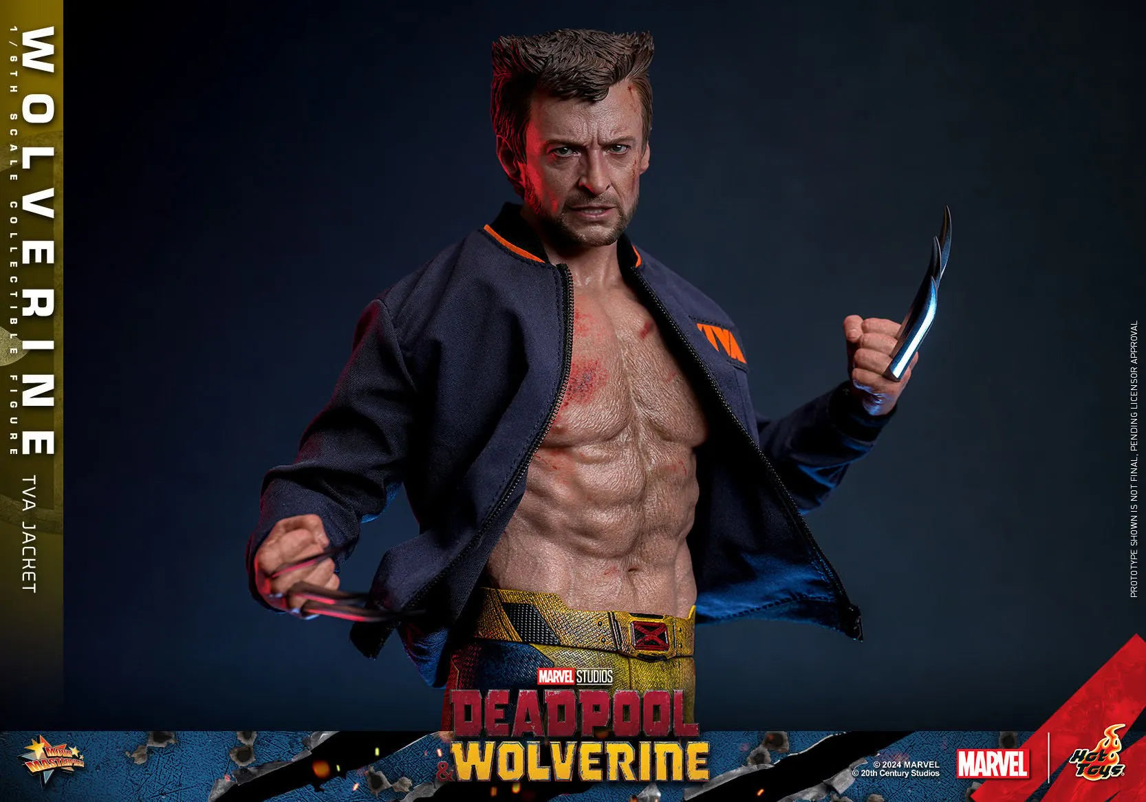 HOTMMS756 Deadpool & Wolverine - Wolverine (TVA Jacket) 1:6 Scale Collectable Action Figure - Hot Toys - Titan Pop Culture