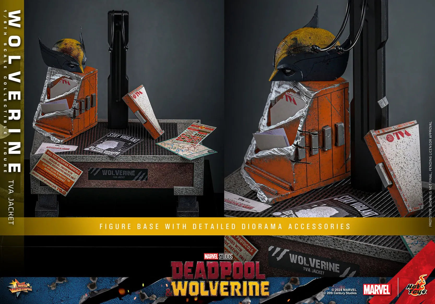 HOTMMS756 Deadpool & Wolverine - Wolverine (TVA Jacket) 1:6 Scale Collectable Action Figure - Hot Toys - Titan Pop Culture