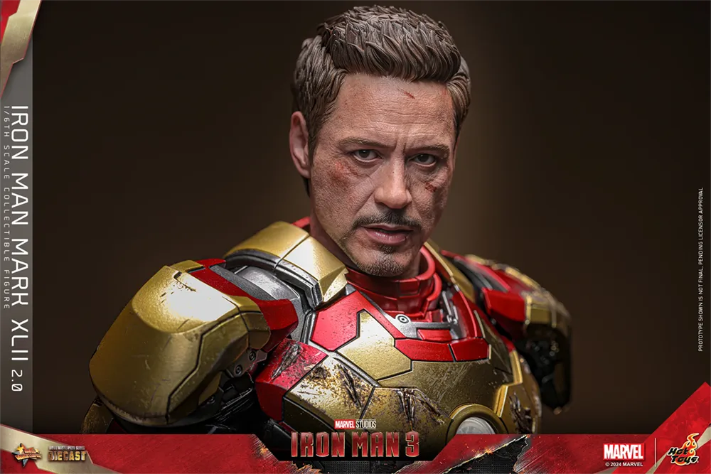 HOTMMS758D65 Iron Man 3 - Iron Man Mk 42 (2.0) 1:6 Scale Collectable Action Figure - Hot Toys - Titan Pop Culture