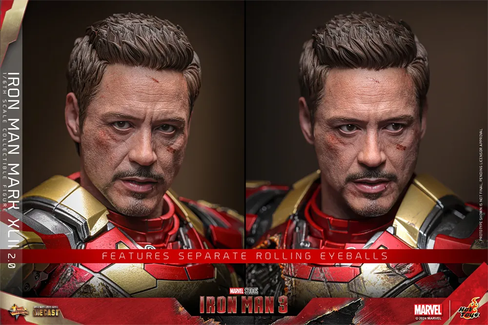 HOTMMS758D65 Iron Man 3 - Iron Man Mk 42 (2.0) 1:6 Scale Collectable Action Figure - Hot Toys - Titan Pop Culture