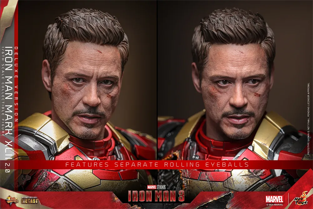 HOTMMS759D66 Iron Man 3 - Iron Man Mk 42 (2.0) Deluxe 1:6 Scale Collectable Action Figure - Hot Toys - Titan Pop Culture