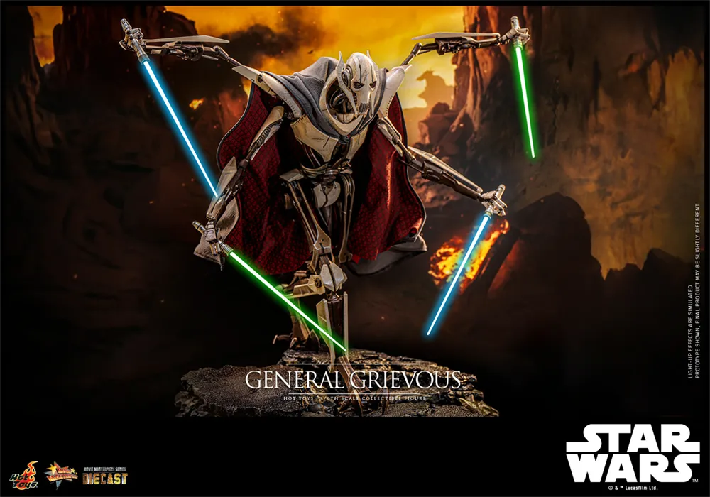 HOTMMS760D67 Star Wars: Revenge of the Sith - General Grievous 1:6 Scale Collectable Action Figure - Hot Toys - Titan Pop Culture