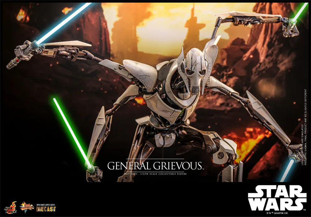 HOTMMS760D67 Star Wars: Revenge of the Sith - General Grievous 1:6 Scale Collectable Action Figure - Hot Toys - Titan Pop Culture