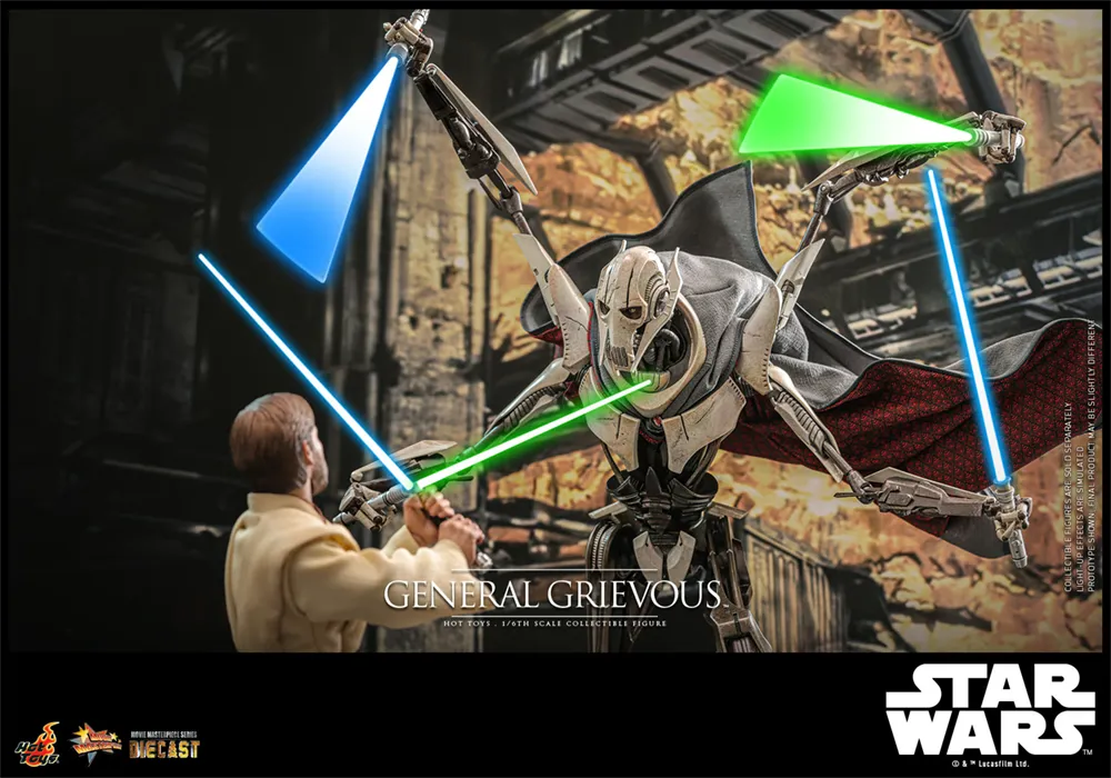 HOTMMS760D67 Star Wars: Revenge of the Sith - General Grievous 1:6 Scale Collectable Action Figure - Hot Toys - Titan Pop Culture