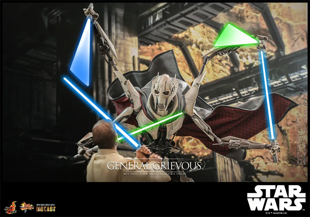 HOTMMS760D67 Star Wars: Revenge of the Sith - General Grievous 1:6 Scale Collectable Action Figure - Hot Toys - Titan Pop Culture