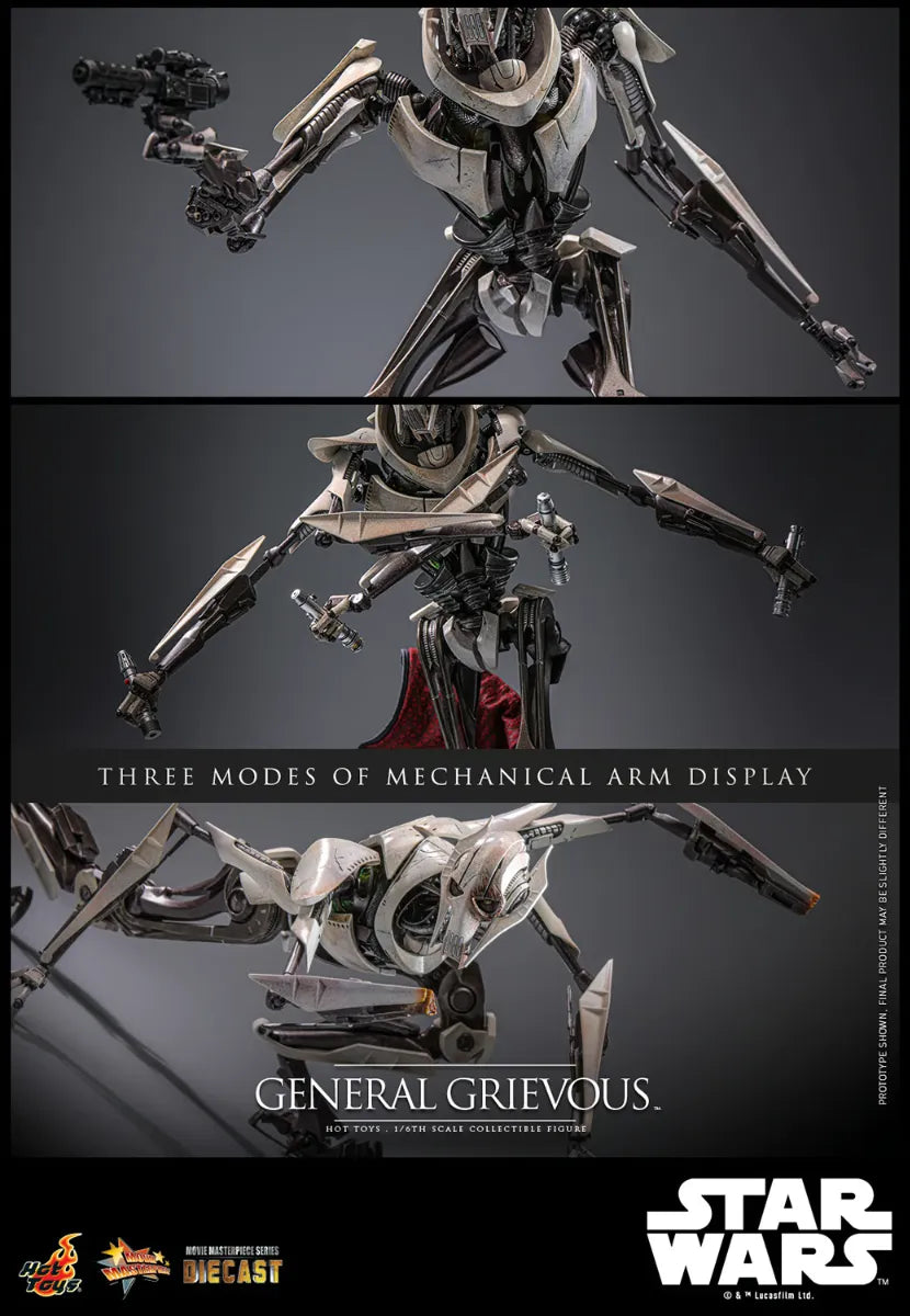 HOTMMS760D67 Star Wars: Revenge of the Sith - General Grievous 1:6 Scale Collectable Action Figure - Hot Toys - Titan Pop Culture