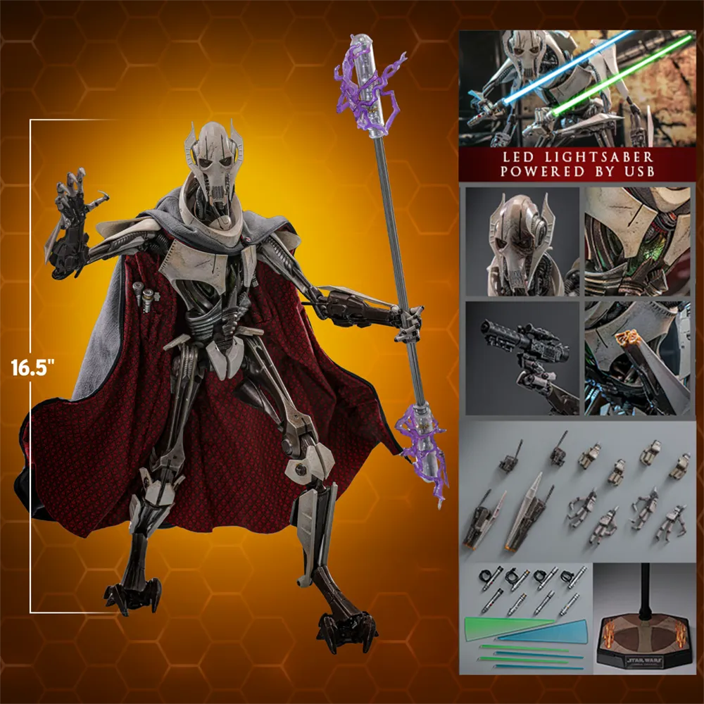 HOTMMS760D67 Star Wars: Revenge of the Sith - General Grievous 1:6 Scale Collectable Action Figure - Hot Toys - Titan Pop Culture