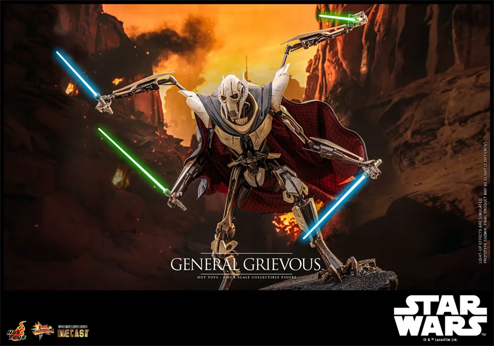 HOTMMS760D67 Star Wars: Revenge of the Sith - General Grievous 1:6 Scale Collectable Action Figure - Hot Toys - Titan Pop Culture