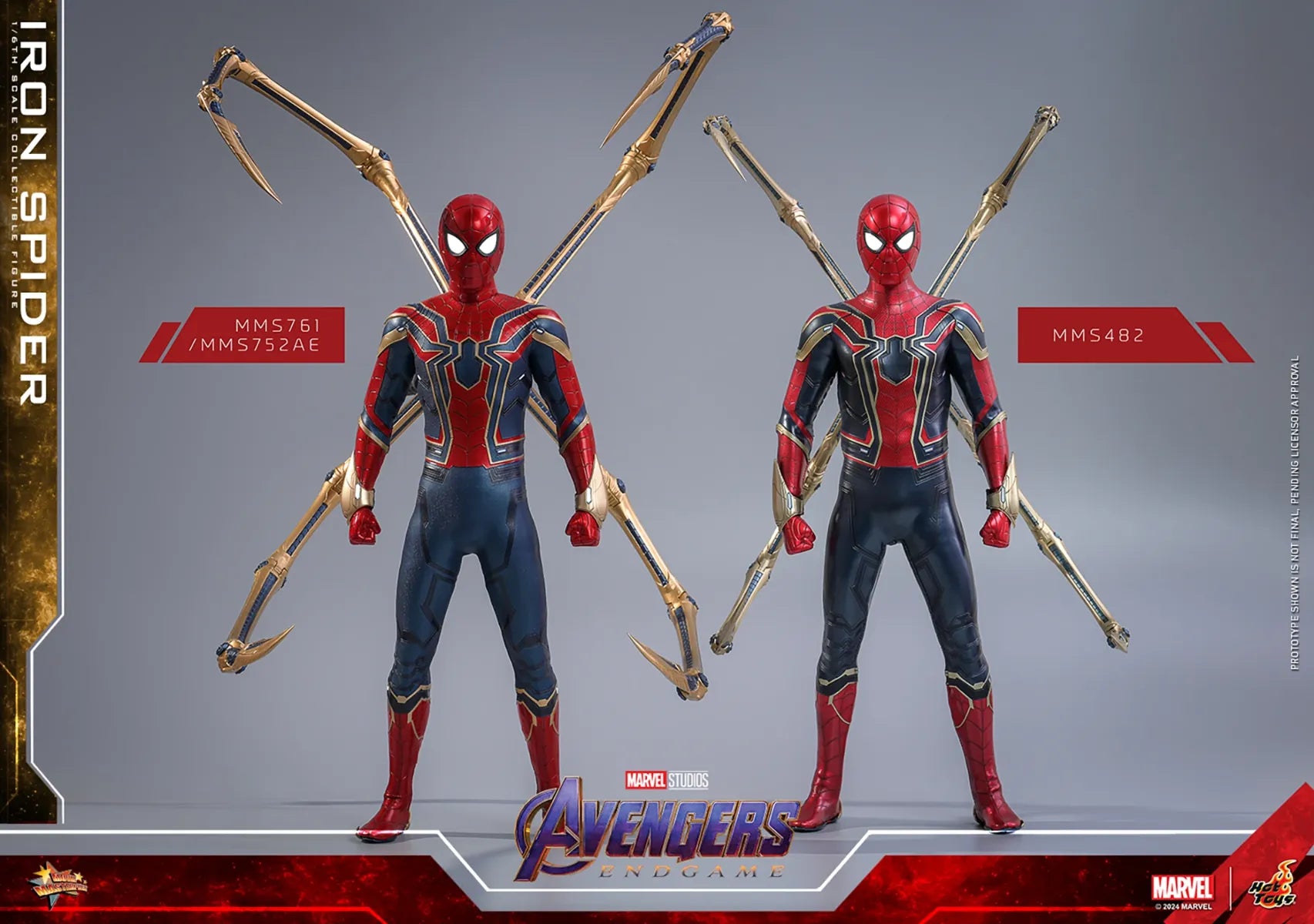 HOTMMS761 Avengers 4: Endgame - Iron Spider 1:6 Scale Collectable Action Figure - Hot Toys - Titan Pop Culture