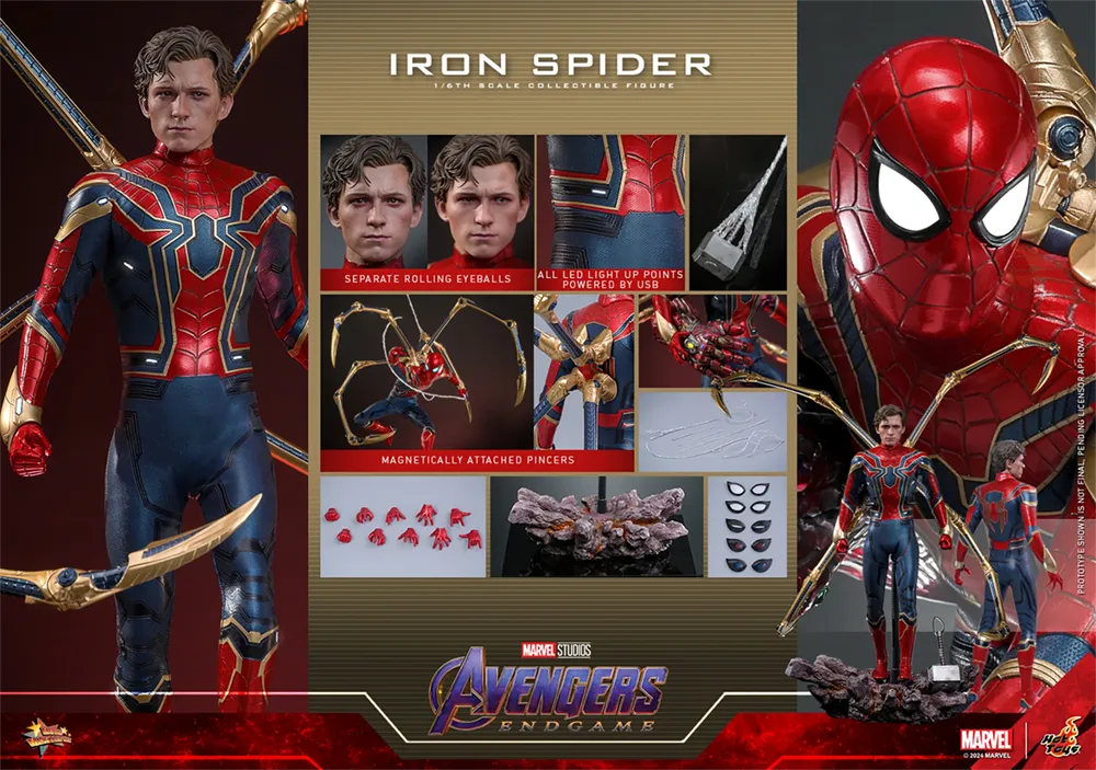 HOTMMS761 Avengers 4: Endgame - Iron Spider 1:6 Scale Collectable Action Figure - Hot Toys - Titan Pop Culture