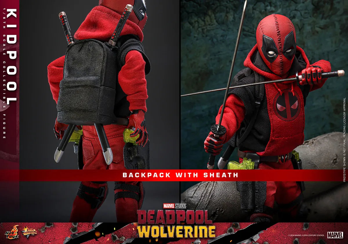 HOTMMS763 Deadpool & Wolverine - Kidpool 1:6 Scale Collectable Action Figure - Hot Toys - Titan Pop Culture