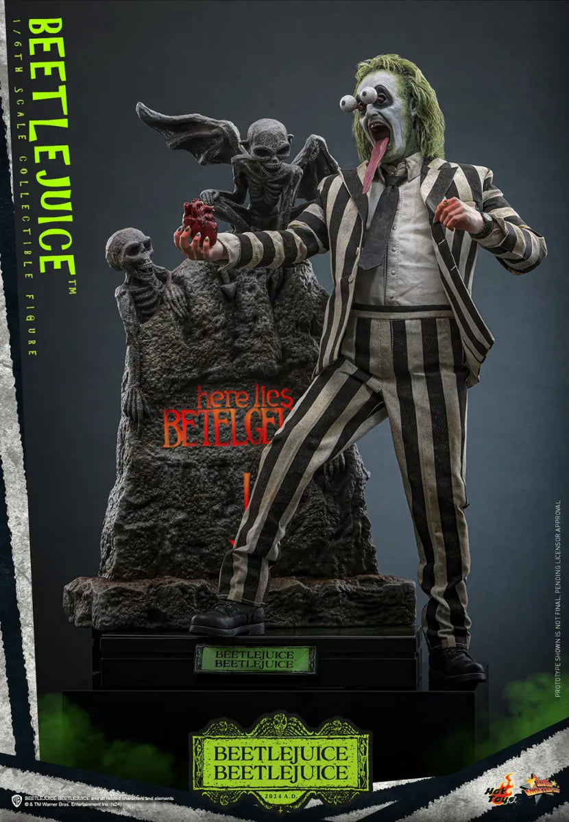 HOTMMS767 Beetlejuice 2 - Beetlejuice 1:6 Scale Collectable Action Figure - Sideshow Collectibles - Titan Pop Culture