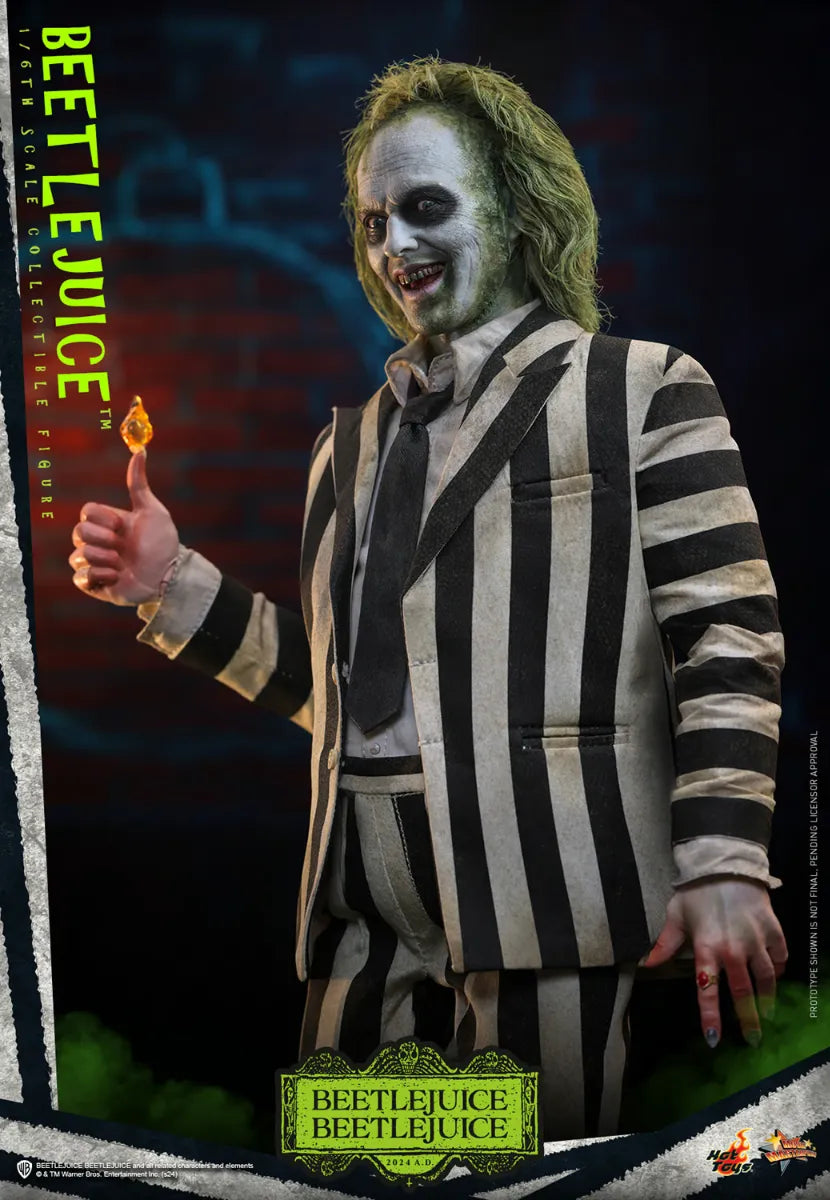 HOTMMS767 Beetlejuice 2 - Beetlejuice 1:6 Scale Collectable Action Figure - Sideshow Collectibles - Titan Pop Culture