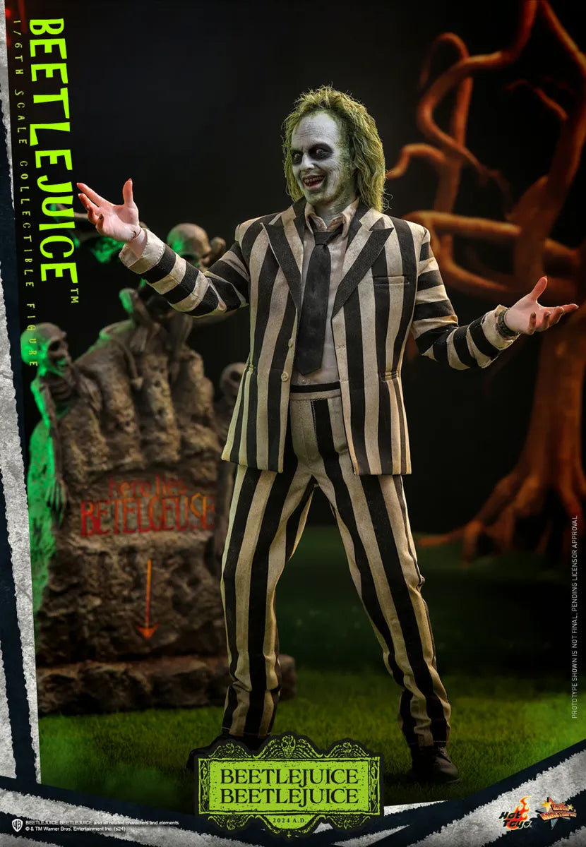 HOTMMS767 Beetlejuice 2 - Beetlejuice 1:6 Scale Collectable Action Figure - Sideshow Collectibles - Titan Pop Culture