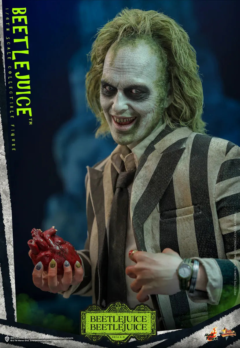 HOTMMS767 Beetlejuice 2 - Beetlejuice 1:6 Scale Collectable Action Figure - Sideshow Collectibles - Titan Pop Culture