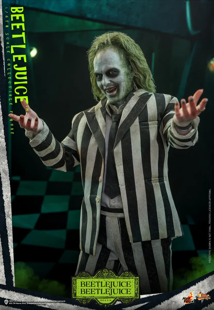 HOTMMS767 Beetlejuice 2 - Beetlejuice 1:6 Scale Collectable Action Figure - Sideshow Collectibles - Titan Pop Culture