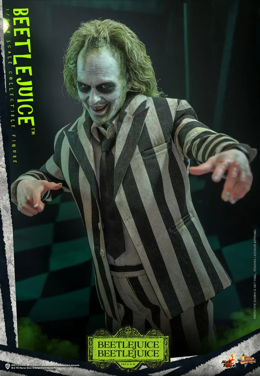 HOTMMS767 Beetlejuice 2 - Beetlejuice 1:6 Scale Collectable Action Figure - Sideshow Collectibles - Titan Pop Culture