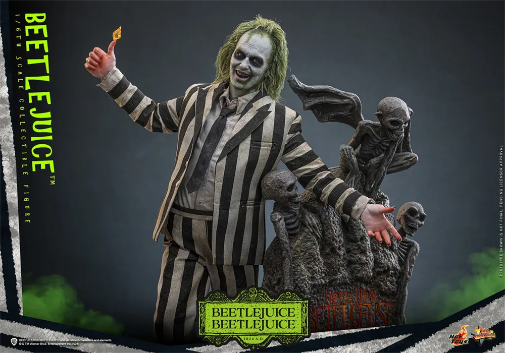 HOTMMS767 Beetlejuice 2 - Beetlejuice 1:6 Scale Collectable Action Figure - Sideshow Collectibles - Titan Pop Culture