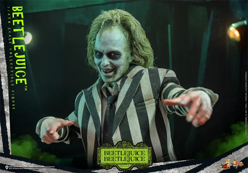 HOTMMS767 Beetlejuice 2 - Beetlejuice 1:6 Scale Collectable Action Figure - Sideshow Collectibles - Titan Pop Culture