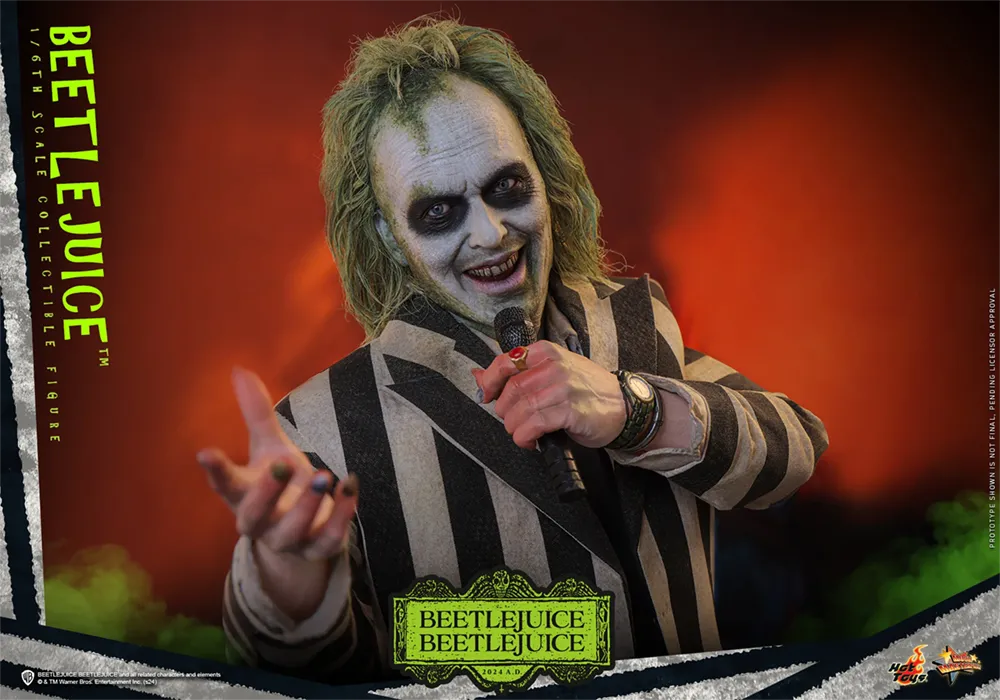 HOTMMS767 Beetlejuice 2 - Beetlejuice 1:6 Scale Collectable Action Figure - Sideshow Collectibles - Titan Pop Culture