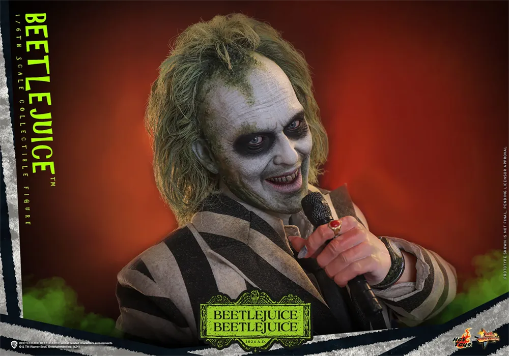 HOTMMS767 Beetlejuice 2 - Beetlejuice 1:6 Scale Collectable Action Figure - Sideshow Collectibles - Titan Pop Culture