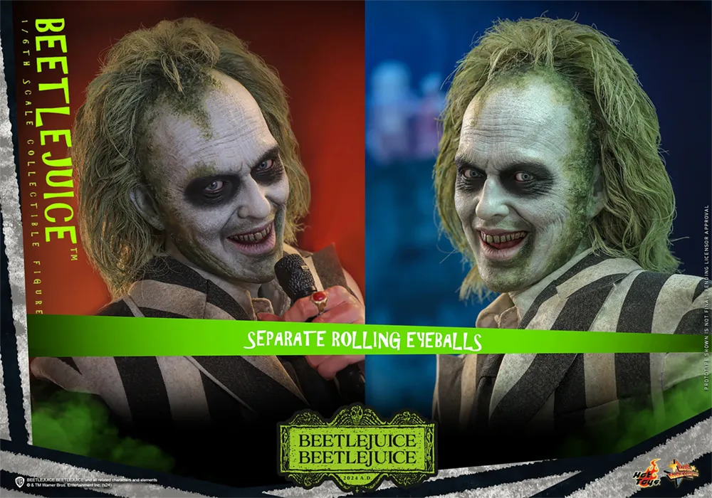 HOTMMS767 Beetlejuice 2 - Beetlejuice 1:6 Scale Collectable Action Figure - Sideshow Collectibles - Titan Pop Culture