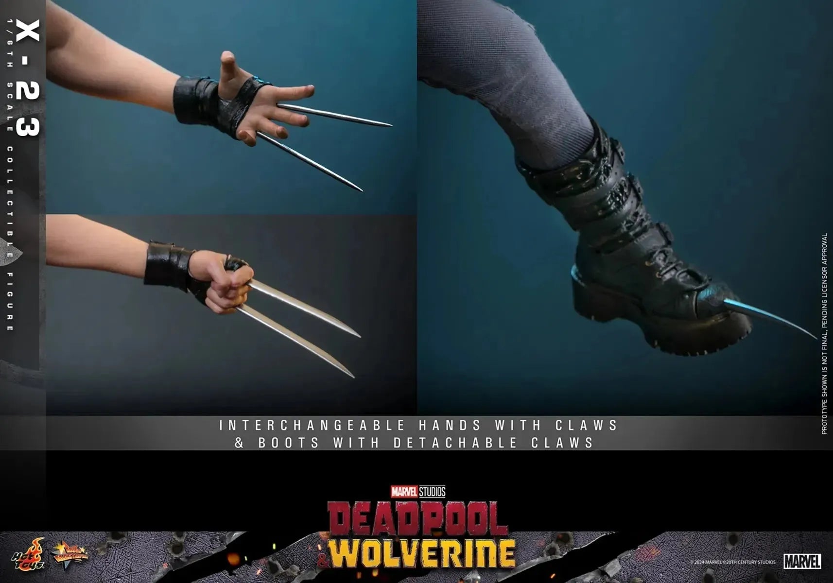 HOTMMS781 Deadpool & Wolverine - X-23 1:6 Scale Collectable Action Figure - Hot Toys - Titan Pop Culture