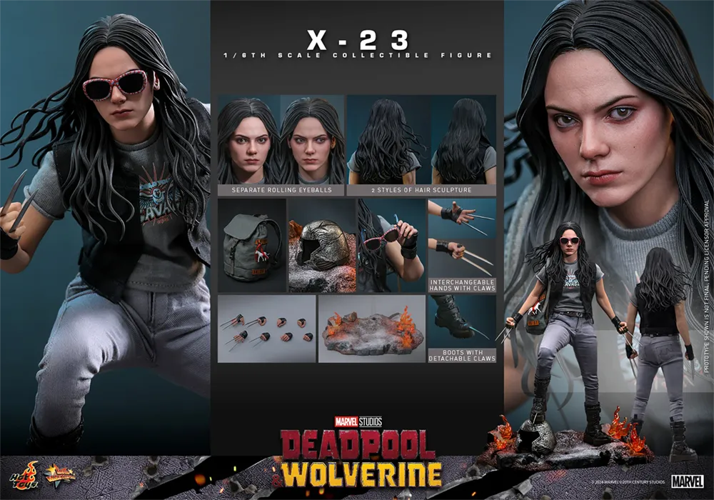 HOTMMS781 Deadpool & Wolverine - X-23 1:6 Scale Collectable Action Figure - Hot Toys - Titan Pop Culture